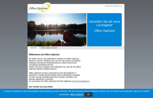 Vorschau von www.officeoptimize.de, BrainStation Software by Marco und Mike Becker