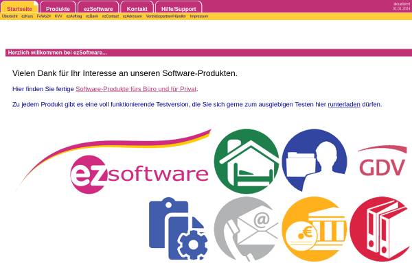 Vorschau von www.ezsoftware.de, ezSoftware e.K.