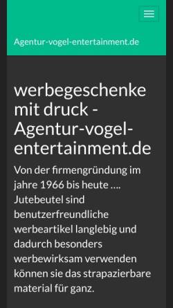 Agentur Vogel Entertainment
