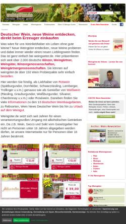 Vorschau der mobilen Webseite www.weingueter.de, weingueter.de - informieren, einkaufen und genießen