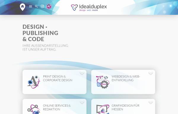 Vorschau von www.idealduplex.de, Idealduplex :: Kommunikation + Design ::