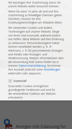 Vorschau der mobilen Webseite tierarzt-bocholt.de, Tierarzt Dr. Berndtheo Hoffs