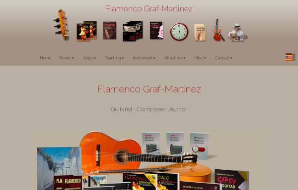 Vorschau von www.graf-martinez.de, Flamenco-Publikationen für Gitarre von Graf-Martinez