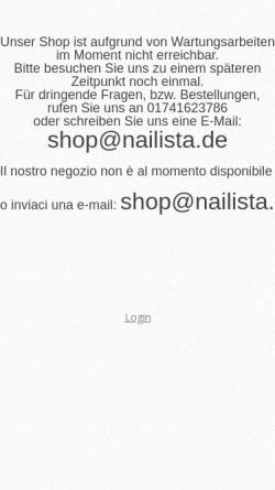 Vorschau der mobilen Webseite www.profi-nail-products.de, Profi Nail Products