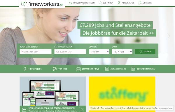 Vorschau von www.jobtime24.com, JobTime24