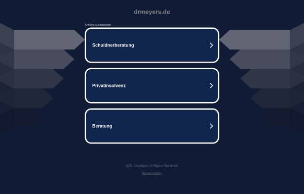 Dr. Meyer`s Schuldenverwaltungs GmbH