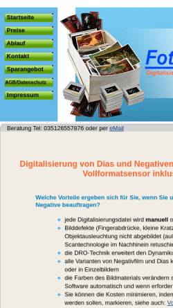 Vorschau der mobilen Webseite fotofab.de, fotofab.de - Fotos digitalisieren