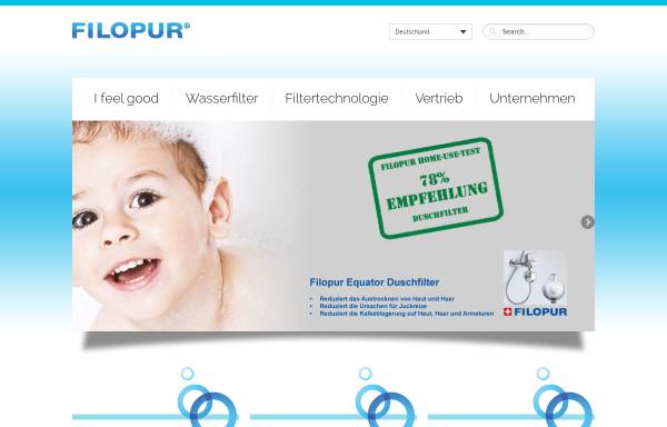 Vorschau von www.filopur.de, Filopur Wasserfilter