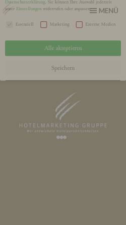 Vorschau der mobilen Webseite www.hotelmarketing.de, Werbeagentur München - RUEFF