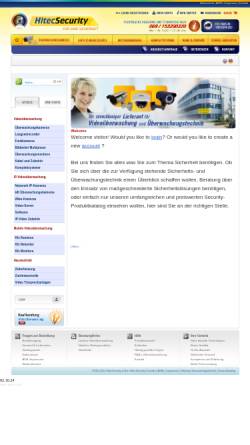 Vorschau der mobilen Webseite www.hitecsecurity.de, hitecsecurity.de