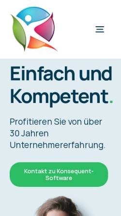 Vorschau der mobilen Webseite konsequent-software.de, Konsequent-Software GmbH, Inh. Ralph Borchert