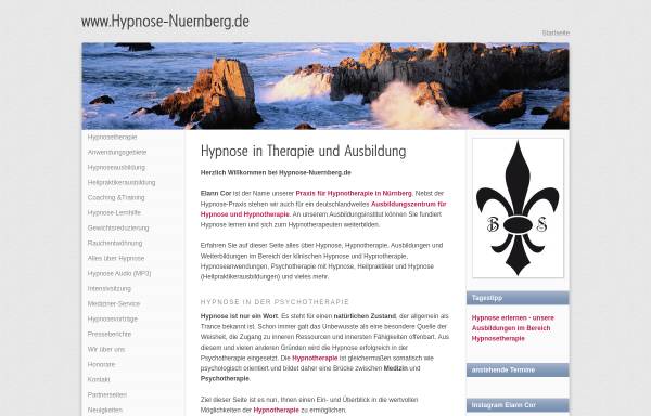 Vorschau von www.hypnose-nuernberg.de, Hypnose/Reiki- Ausbildungszentrum in Nürnberg