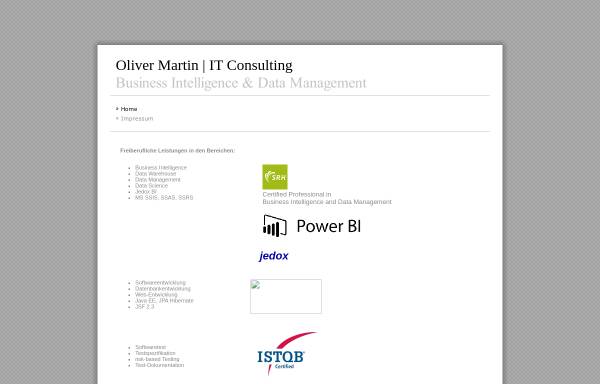 Vorschau von www.martinco.de, O. Martin IT und EDV Beratung