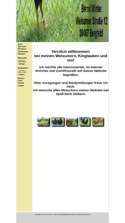 Vorschau der mobilen Webseite cgi.welsumer.com, Bernd Winter - Welsumer und Kingtauben
