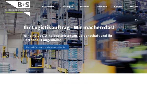 B+S GmbH - Logistikdienstleister für Lebensmitteltransporte & Sondertransporte