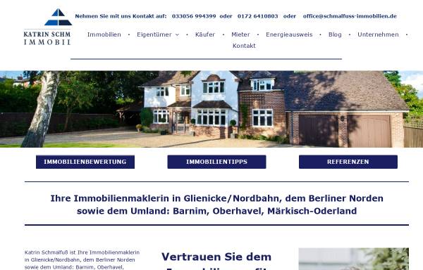 Vorschau von www.schmalfuss-immobilien.de, Katrin Schmalfuß Immobilien