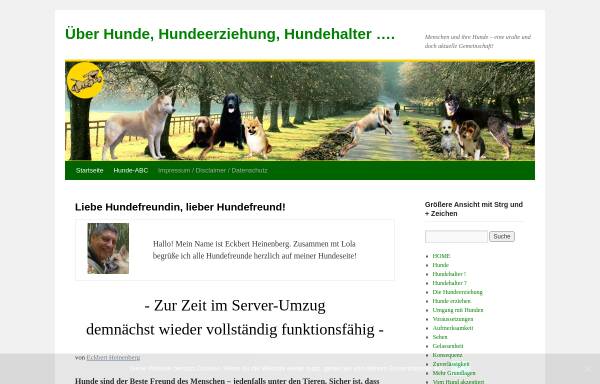 Vorschau von www.brave-hunde.de, brave-hunde.de - Hundeerziehung
