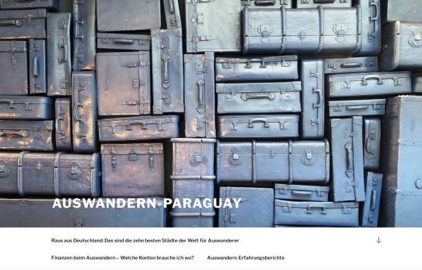Vorschau von www.auswandern-paraguay.org, Paraguay eine Alternative für Auswanderer?