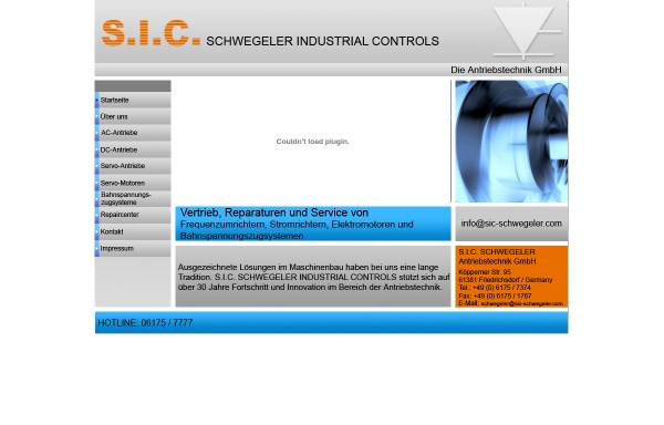 Vorschau von www.sic-schwegeler.com, S.I.C. Schwegeler Industrial Controls