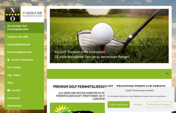 Vorschau von xogolf.de, xogolf.de - DGV Golf Fernmitgliedschaft