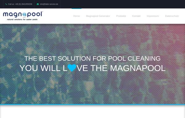 Vorschau von www.magnapool.de, Magnapool – Ihr Lieferant für innovative Schwimmbadtechnik!
