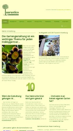Vorschau der mobilen Webseite www.laurustico.de, Laurustico - Club für Gartenfreunde
