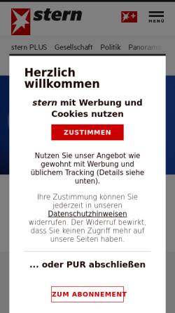 Vorschau der mobilen Webseite tausendreporter.stern.de, Tausendreporter - Die News-Community von stern.de