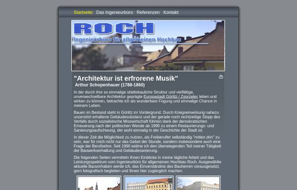 Vorschau von www.ibahroch.de, Bausachverständiger Roch Görlitz