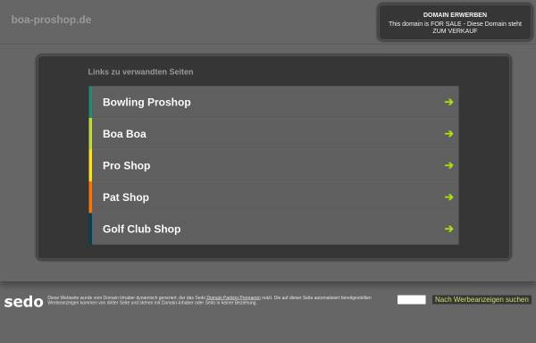 BOA-Proshop - Der Bowling-Online-Shop