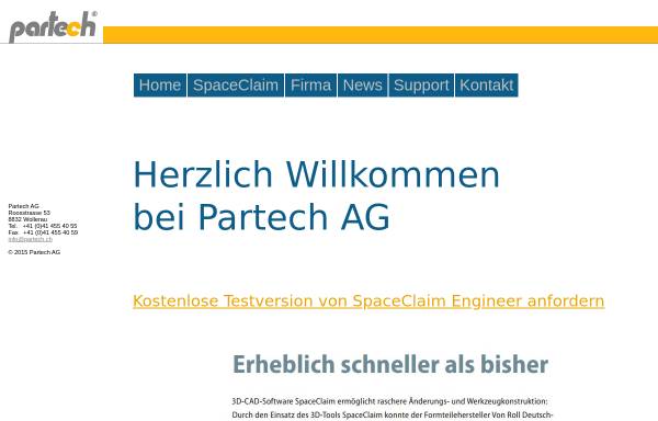 Vorschau von www.partech.ch, ParTech AG