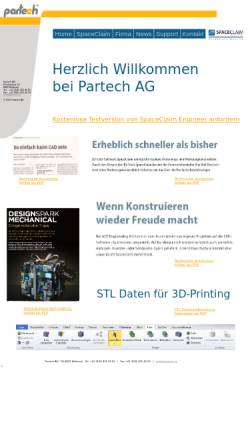 Vorschau der mobilen Webseite www.partech.ch, ParTech AG