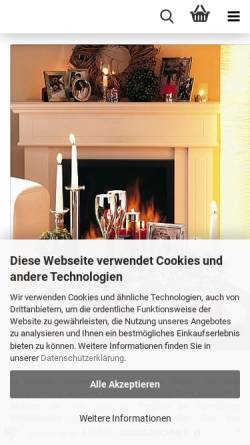 Vorschau der mobilen Webseite www.silberkanne.de, Silberkanne.de