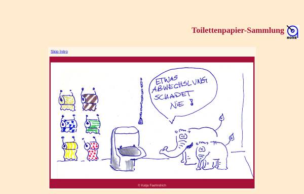 Vorschau von www.toilettenpapier-sammlung.de, Toilettenpapier-Sammlung