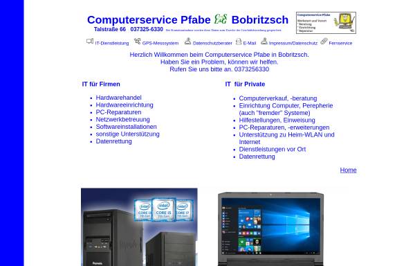 Vorschau von www.cslg-pfabe.de, Computerservice Pfabe
