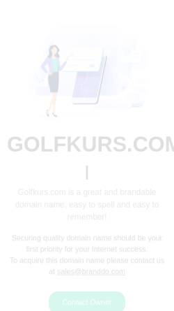 Vorschau der mobilen Webseite www.golfkurs.com, Golfkurse bei der Golfakademie Ising