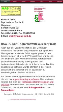 Vorschau der mobilen Webseite www.hag-pc-soft.de, HAG-PC-Soft