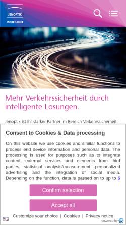 Vorschau der mobilen Webseite www.robot.de, Robot Visual Systems GmbH