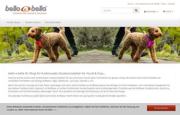 bello e bella - Online-Shop für Frau & Hund