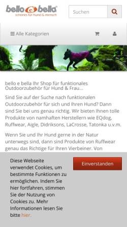 bello e bella - Online-Shop für Frau & Hund