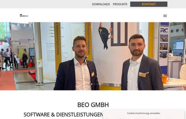Vorschau von beo-software.de, BEO GmbH Deutschland - Präferenzkalkulation und -abwicklung
