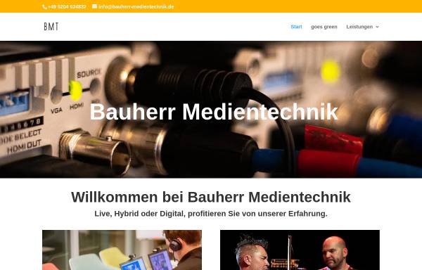 Vorschau von bauherr-medientechnik.de, Bauherr Medientechnik