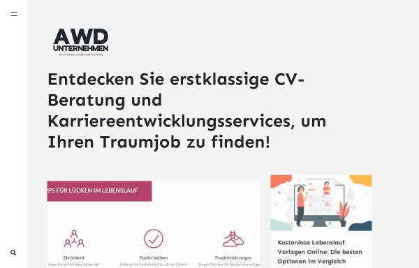 Vorschau von www.awd-unternehmen.de, AWD Unternehmensblog 