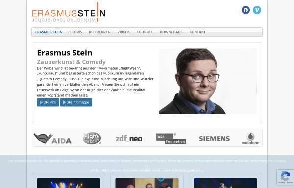 Erasmus Stein - Zauberkunst & Comedy
