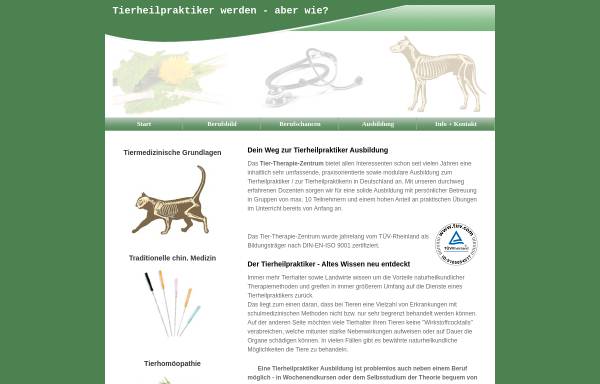 Vorschau von tierheilpraktiker-werden.de, Tierheilpraktiker - Informationen und Ausbildungsmöglichkeiten