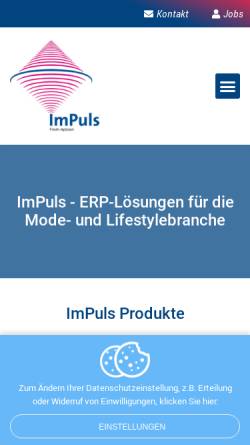 Vorschau der mobilen Webseite www.impuls.de, ImPuls AG