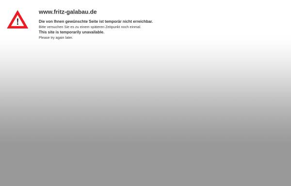 Vorschau von www.fritz-galabau.de, Jörg Fritz, Garten- und Landschaftsbau 