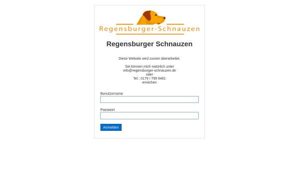 Vorschau von www.regensburger-schnauzen.de, Hundeschule Regensburger Schnauzen