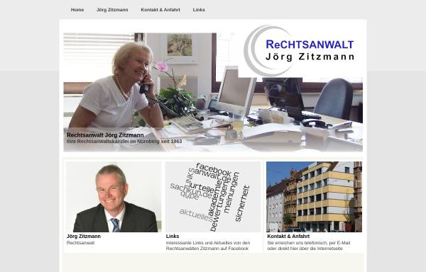 Vorschau von www.rechtsanwalt-zitzmann.de, Rechtsanwalt Zitzmann, Nürnberg