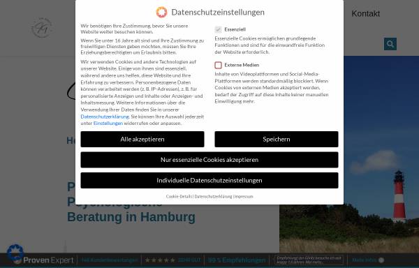 Vorschau von www.jangoeritz.de, Jan Göritz - Heilpraktiker für Psychotherapie und Geprüfter Psychologischer Berater (VFP) in Hamburg