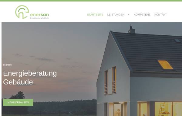 Vorschau von www.enersan-gbr.de, EnerSan GbR Gebäude-Energieberater